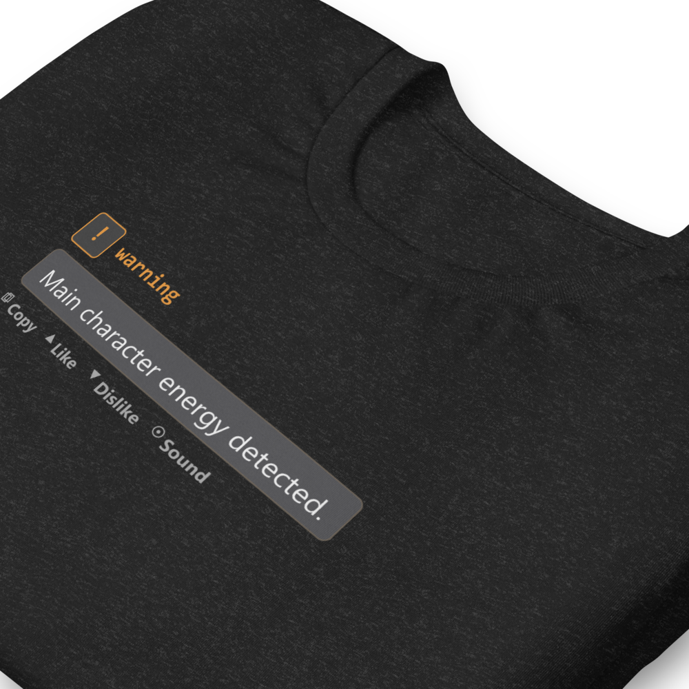 Main character energy detected — design detail